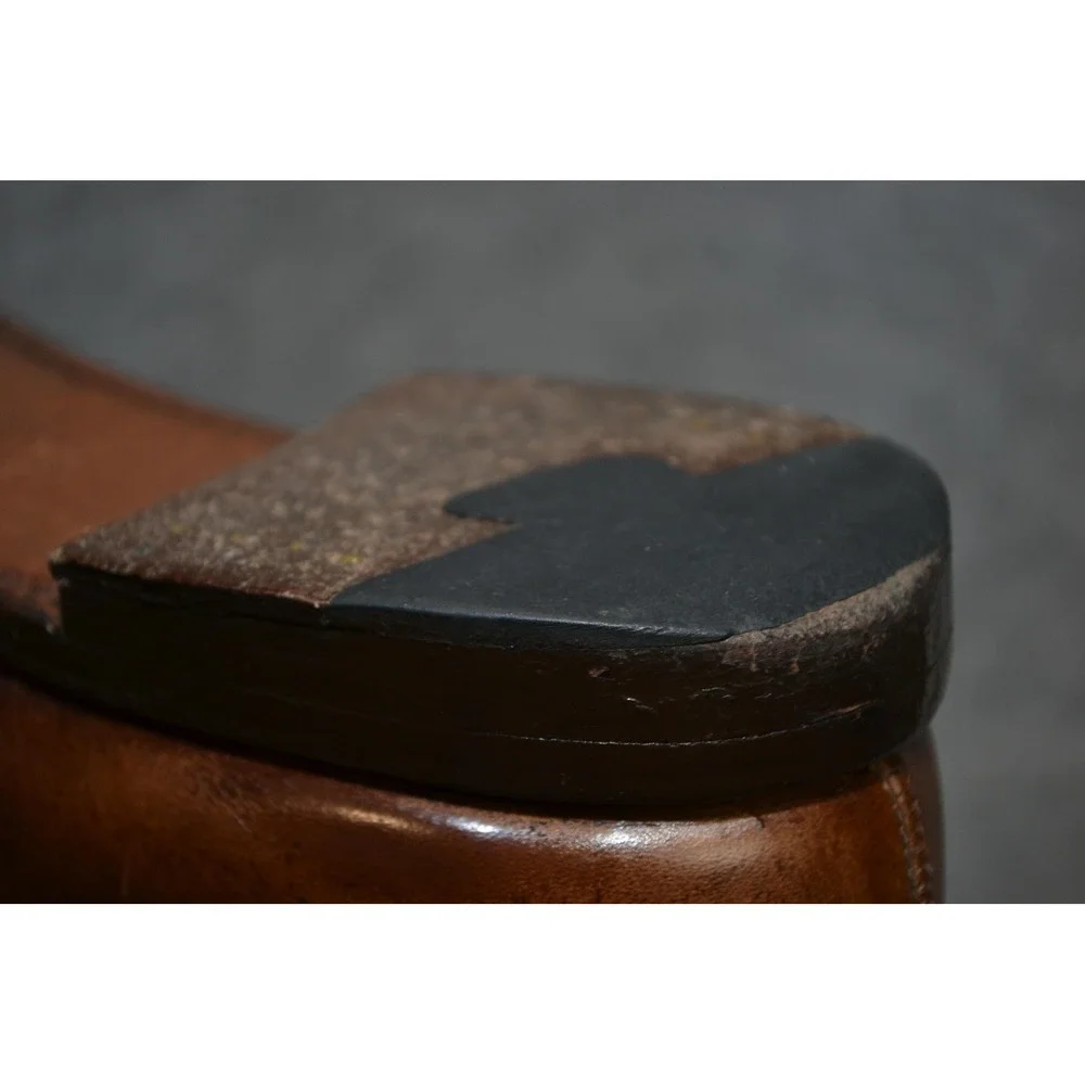 Allen Edmonds Mackenzie Shoes Mens 13 B Brown Leather Cap Toe Oxford Dress USA